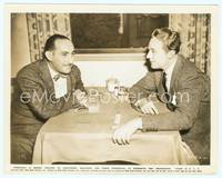 9y460 THAT GIRL FROM PARIS candid 8x10.25 still '36 Gene Raymond sitting at dining table with man!