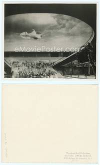 9y463 THINGS TO COME 8x10 still '36 William Cameron Menzies, H.G. Wells, great fx image of ship!