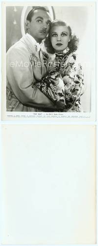 9y469 TOP HAT 8x10 still '35 great close romantic portrait of Ginger Rogers & Erik Rhodes!