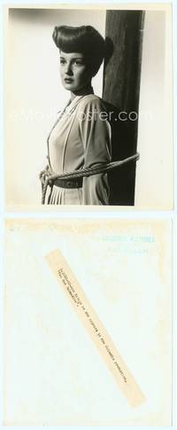 9y474 TWO-MAN SUBMARINE 8x10 still '44 great portrait of Ann Savage tied to pole by Tad Gillum!