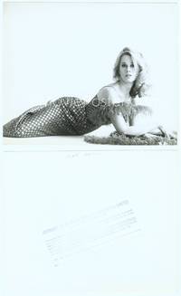 9y079 CAT BALLOU English 8x10 still '65 posed publicity shot of sexy Jane Fonda in slinky dress!
