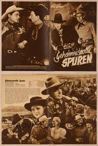 9z155 SILVER ON THE SAGE German program R51 many different images of Boyd as Hopalong Cassidy!