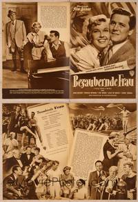 9z160 TEA FOR TWO German program '51 many different images of Doris Day & Gordon MacRae!