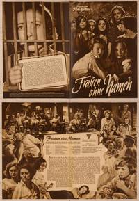 9z173 WOMEN WITHOUT NAMES German program '51 many different images of WWII female refugees!