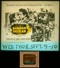 9z113 SAMSON & DELILAH glass slide R59 Hedy Lamarr & Victor Mature, Cecil B. DeMille