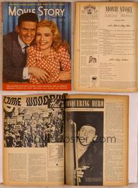 9z062 MOVIE STORY magazine August 1944, Frank Sinatra & Gloria De Haven from Step Lively!