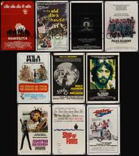 9z006 LOT OF 168 ONE SHEETS 168 1sheets '60s-00s Seconds, Serpico, Old Dark House & more!