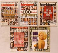 9z024 LOT OF ENTERTAINMENT WEEKLY MAGAZINES 5 magazines '96-02 all 100 greatest issues!