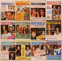 9z019 LOT OF MOTION PICTURE MAGAZINES 12 magazines January 1973 to December 1973 Newman, Liz + more