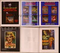 9z009 LOT OF MOVIE POSTER AUCTION CATALOGS 2 catalogs '97 and '03 Mummy, Frankenstein & Bride!
