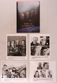 9z219 SPACE COWBOYS presskit '00 astronauts Clint Eastwood, Tommy Lee Jones, Sutherland & Garner!