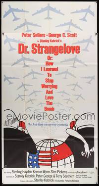 1a421 DR. STRANGELOVE 3sh '64 Stanley Kubrick classic, Sellers, Tomi Ungerer art!