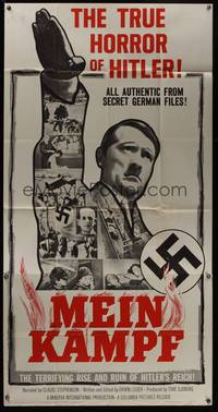 1a528 MEIN KAMPF 3sh '61 completely different image of Adolph Hitler giving Nazi salute!