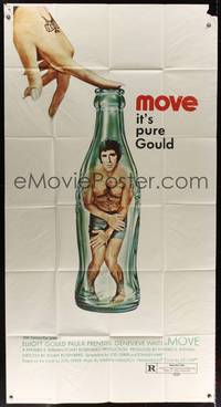 1a536 MOVE 3sh '70 best Elliott Gould in Coke bottle art, it's got a lot to give & it's kinky!