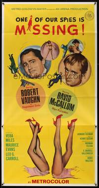1a555 ONE OF OUR SPIES IS MISSING 3sh '66 Robert Vaughn, David McCallum, The Man from UNCLE!