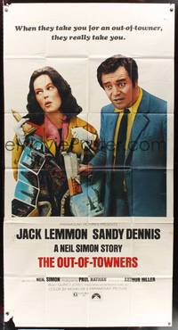 1a560 OUT-OF-TOWNERS 3sh '70 Jack Lemmon, Sandy Dennis, written by Neil Simon!