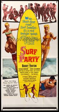 1a632 SURF PARTY 3sh '64 when Beach Boys meet Surf Sweeties, it's a real swingin' splash of fun!