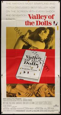 1a678 VALLEY OF THE DOLLS 3sh '67 sexy Sharon Tate, from Jacqueline Susann's erotic novel!