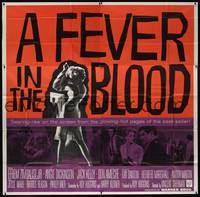 1a201 FEVER IN THE BLOOD 6sh '61 sexy Angie Dickinson was involved with judge Efrem Zimbalist Jr!