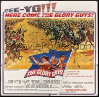 1a209 GLORY GUYS 6sh '65 Sam Peckinpah, riding hell-bent for the big brawl, epic battle art!