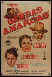 1a128 RUN FOR COVER Argentinean '55 James Cagney, Viveca Lindfors, directed by Nicholas Ray!