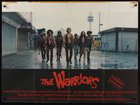1a037 WARRIORS British quad '79 Walter Hill, great different photo of teen gang!