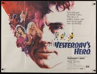 1a039 YESTERDAY'S HERO British quad '79 Suzanne Somers saves alcoholic soccer player Ian McShane!