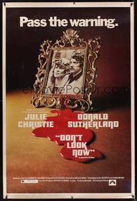 1b252 DON'T LOOK NOW 40x60 '73 Julie Christie, Donald Sutherland, directed by Nicolas Roeg!
