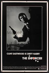 1b259 ENFORCER 40x60 '76 photo of Clint Eastwood as Dirty Harry by Bill Gold!