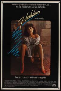 1b263 FLASHDANCE 40x60 '83 sexy dancer Jennifer Beals, take your passion and make it happen!