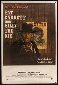 1b294 PAT GARRETT & BILLY THE KID 40x60 '73 Sam Peckinpah, Bob Dylan, James Coburn, Lesset art!