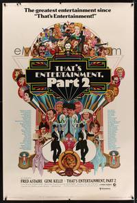 1b317 THAT'S ENTERTAINMENT PART 2 style C 40x60 '75 Fred Astaire, Gene Kelly & many MGM greats!