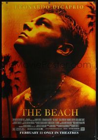 1b381 BEACH DS advance bus stop '00 Danny Boyle, Leonardo DiCaprio stranded on island paradise!