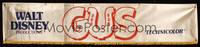 1b014 GUS cloth banner '76 Walt Disney, Don Knotts & Tim Conway, football playing mule!