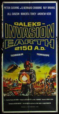 1b106 DALEKS' INVASION EARTH: 2150 AD English 3sh '66 time-travel sci-fi based on the TV series!