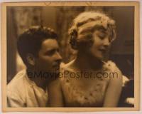 1b165 TWO LOVERS jumbo still '28 romantic close up of Ronald Colman & pretty Vilma Banky!