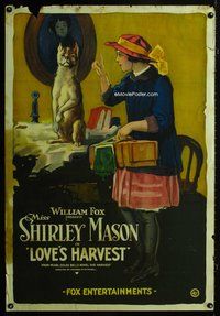 1b203 LOVE'S HARVEST 1sh '20 artwork of Shirley Mason scolding dog!
