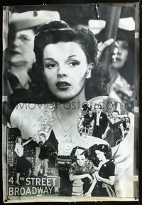 1b339 JUDY GARLAND TRIBUTE POSTER 40x64 special poster '60s great portrait of Judy Garland!