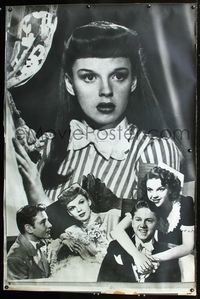 1b341 JUDY GARLAND TRIBUTE POSTER 43x62 special poster '60s great image of young Judy Garland!