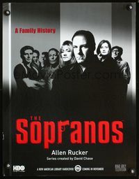 1b023 SOPRANOS teaser standee '99 James Gandolfini, Lorraine Bracco