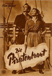 1c136 BUCCANEER'S GIRL German program '52 different images of sexy Yvonne DeCarlo & Philip Friend!!
