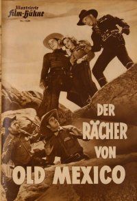 1c154 IN OLD MEXICO German program '52 William Boyd as Hopalong Cassidy + George Gabby Hayes!