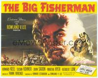 1d073 BIG FISHERMAN TC '59 cool artwork of Howard Keel, Susan Kohner & John Saxon!