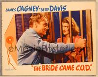 1d201 BRIDE CAME C.O.D. LC '41 great image of James Cagney imprisoned by Bette Davis!