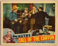 1d211 CALL OF THE CANYON LC '42 Gene Autry captures and disarms three bad guys!