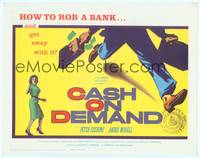 1d077 CASH ON DEMAND TC '62 Peter Cushing, how to rob a bank and get away with it!