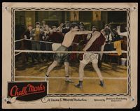 1d219 CHALK MARKS LC '24 cool image of boxer Ramsey Wallace scoring a knockout in the ring!