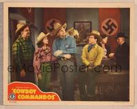 1d016 COWBOY COMMANDOS signed LC '43 by Evelyn Finley, who's with cowboys in Nazi headquarters!