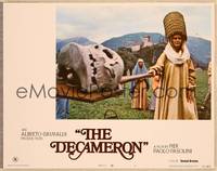 1d238 DECAMERON LC #7 '71 Pier Paolo Pasolini's X-rated Italian comedy, weird skull image!
