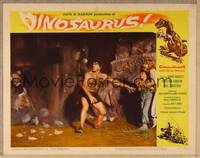 1d246 DINOSAURUS LC #2 '60 wacky image of caveman in loincloth with terrified girl & boy!